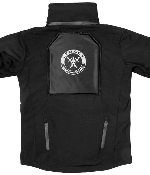 221B Tactical Tradecraft Tactical Jacket 2.0 - Men's EDC CCW Ready with Optional Legacy Level IIIA Body Armor