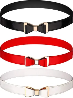 3 Pieces Women Skinny Waist Belt