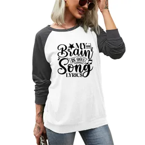 99% Song Lyrics Long Sleeve Tee