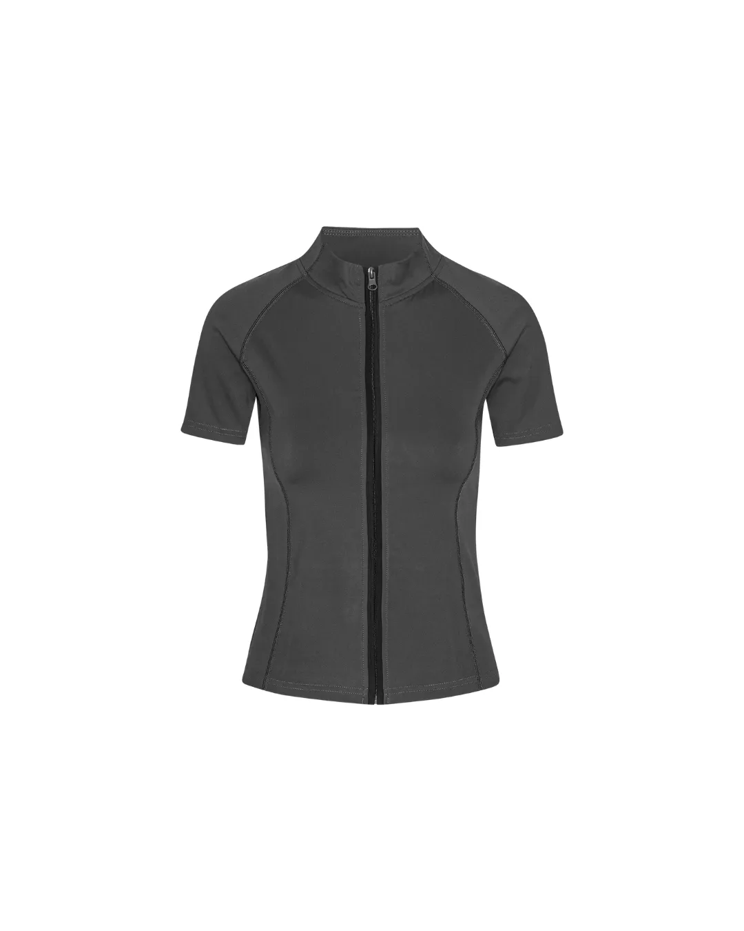 Active Short Sleeve Blouse - Slate Grey