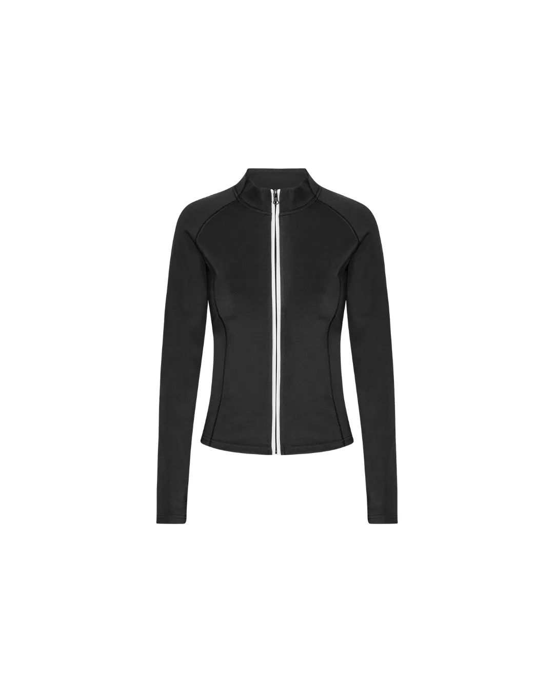 Active Zip Blouse - Black