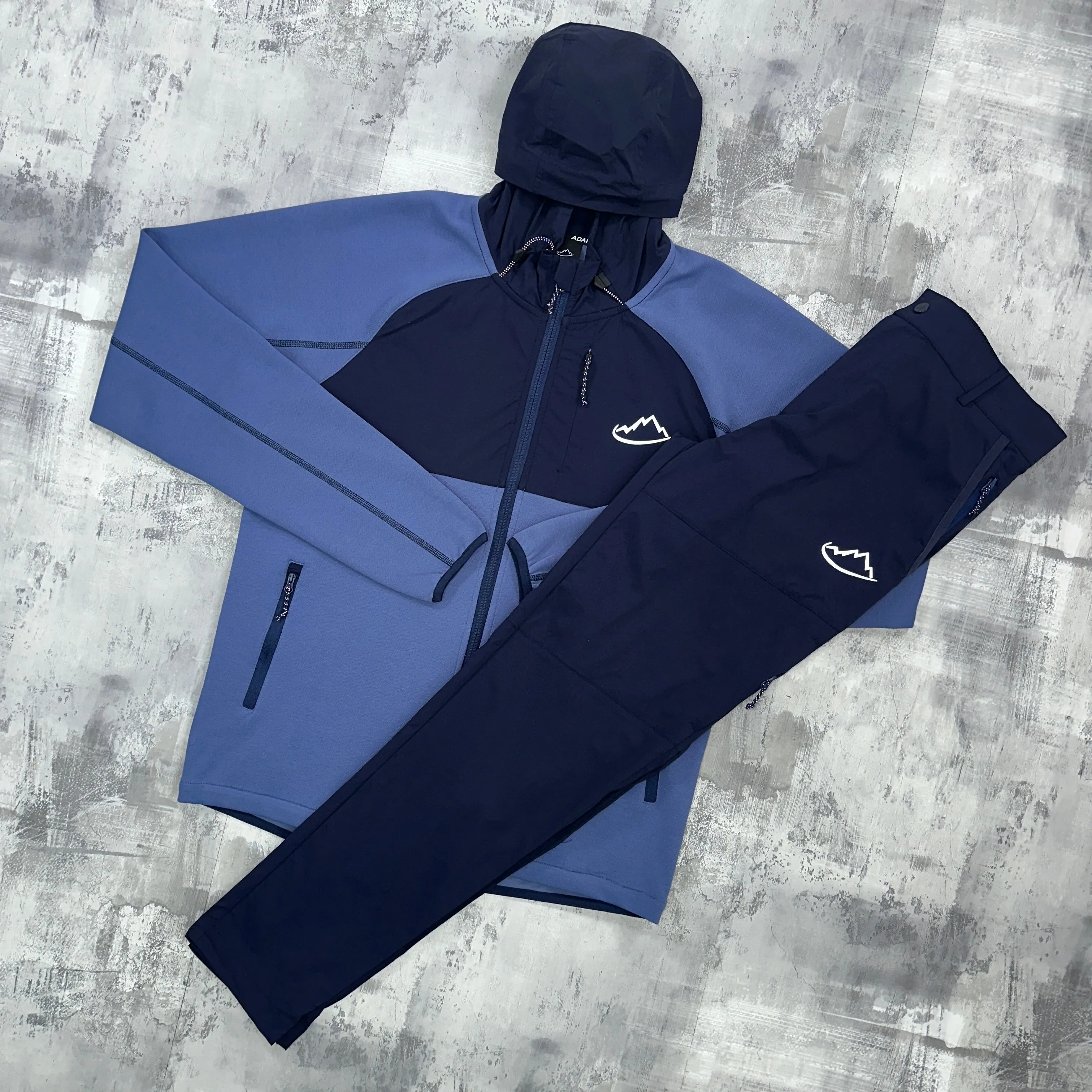 Adapt To Fleece Expedition Set Navy - Jacket & Trousers