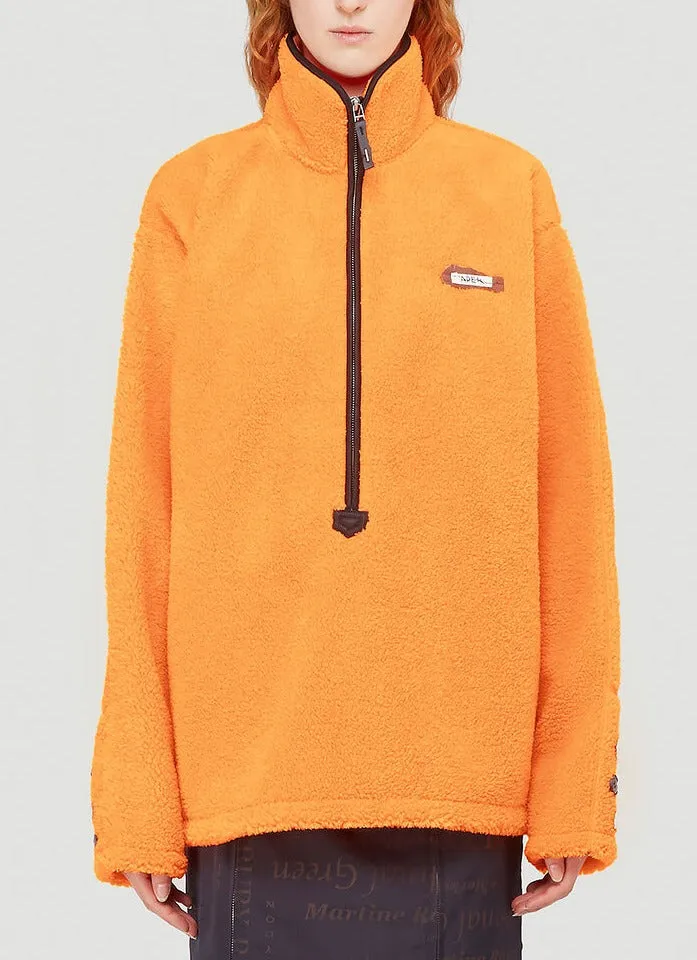 Ader Error Faux Shearling Pullover Jacket