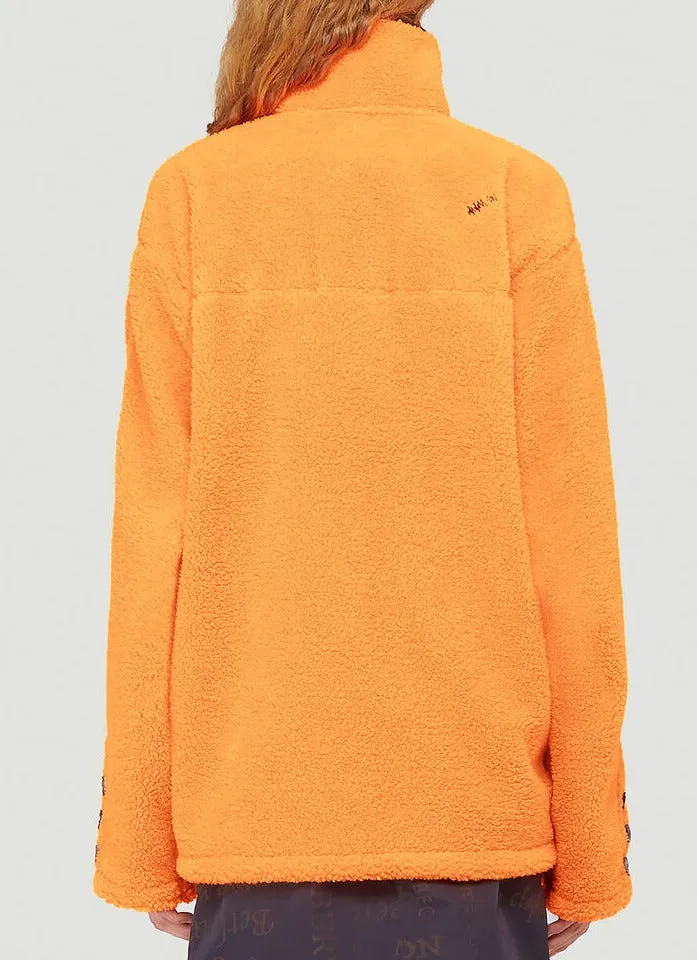 Ader Error Faux Shearling Pullover Jacket