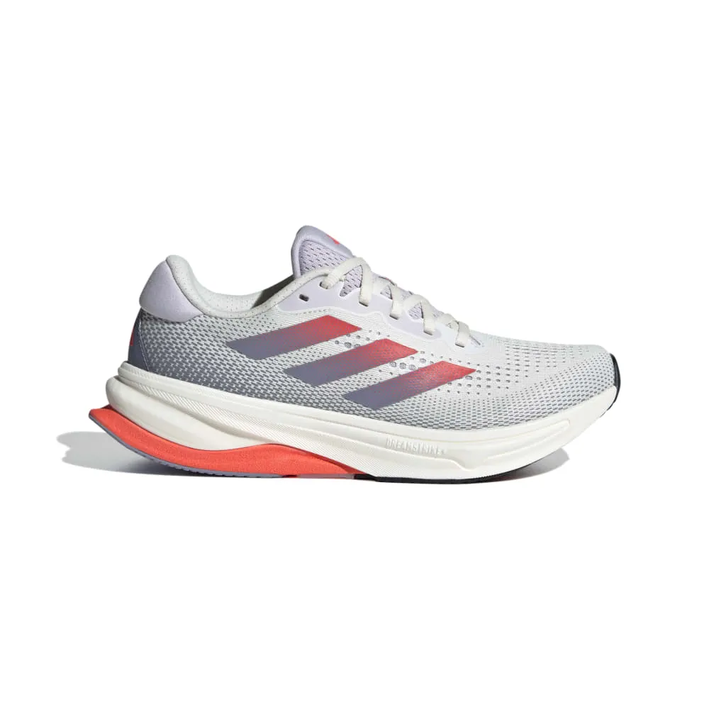 adidas SUPERNOVA SOLUTION（Women's） オフホワイト/ソーラーレッド/シルバーバイオレット