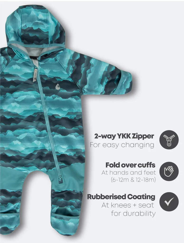 All-Weather Fleece Onesie - Mountain Mist