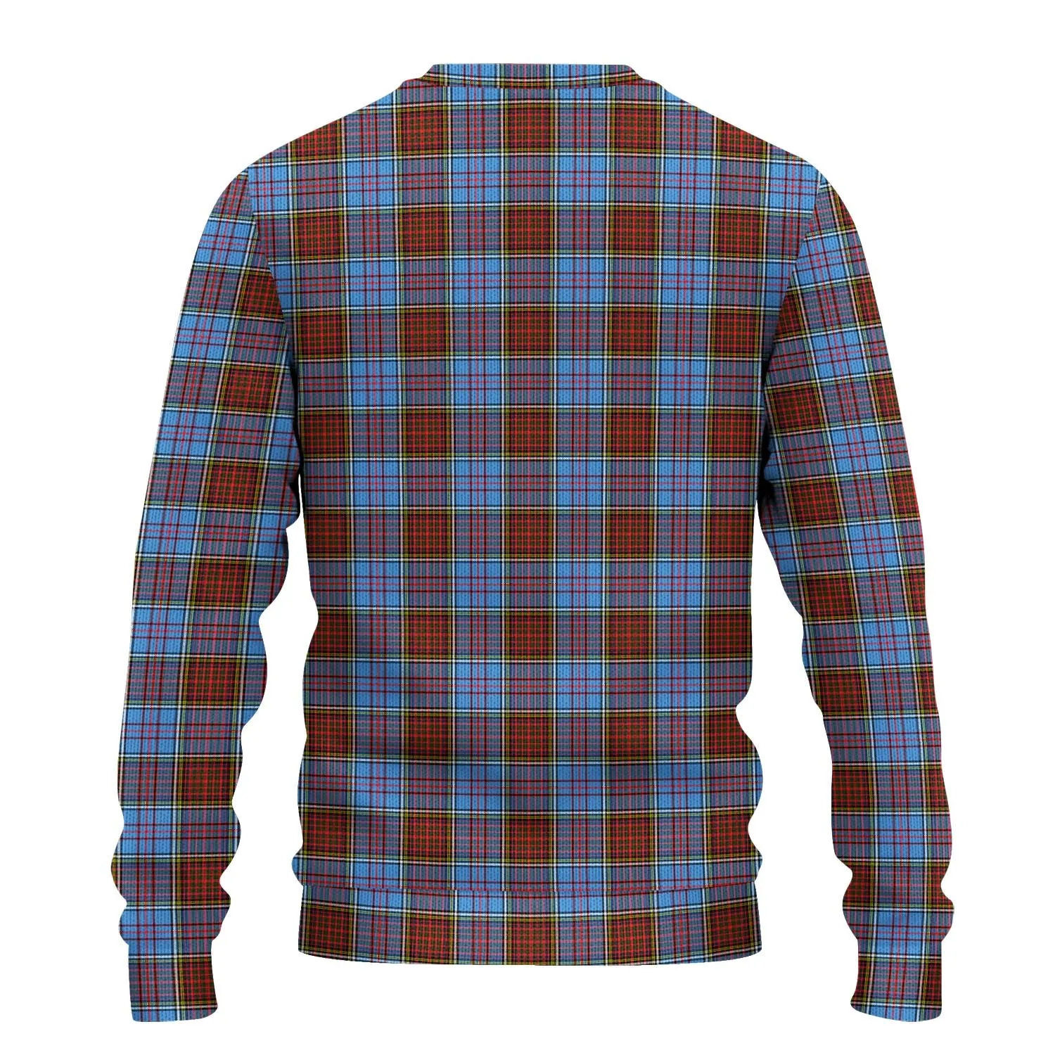 Anderson Modern Tartan Ugly Sweater with Family Crest