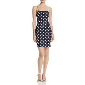 AQUA Polka Dot BodyCon Dress -Size Medium