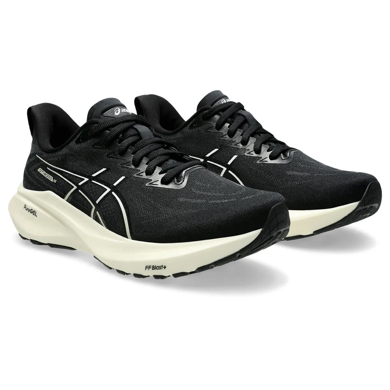 ASICS GT-2000 13 (WOMENS) BLACK/WHITE（EXTRA WIDE）