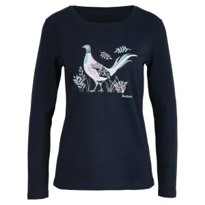 Barbour Homeswood Ladies Long Sleeve Tee - Navy Pheasant