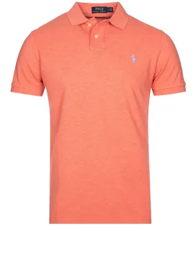 Basic Mesh Polo Amalfi Red Heather