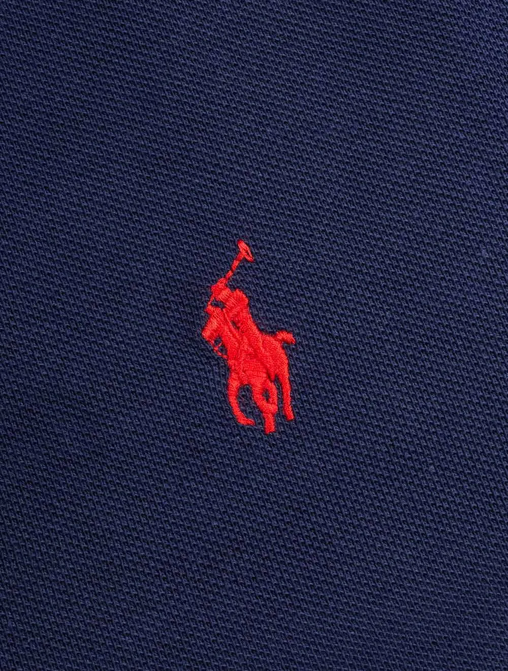 Basic Short Sleeve Polo Navy