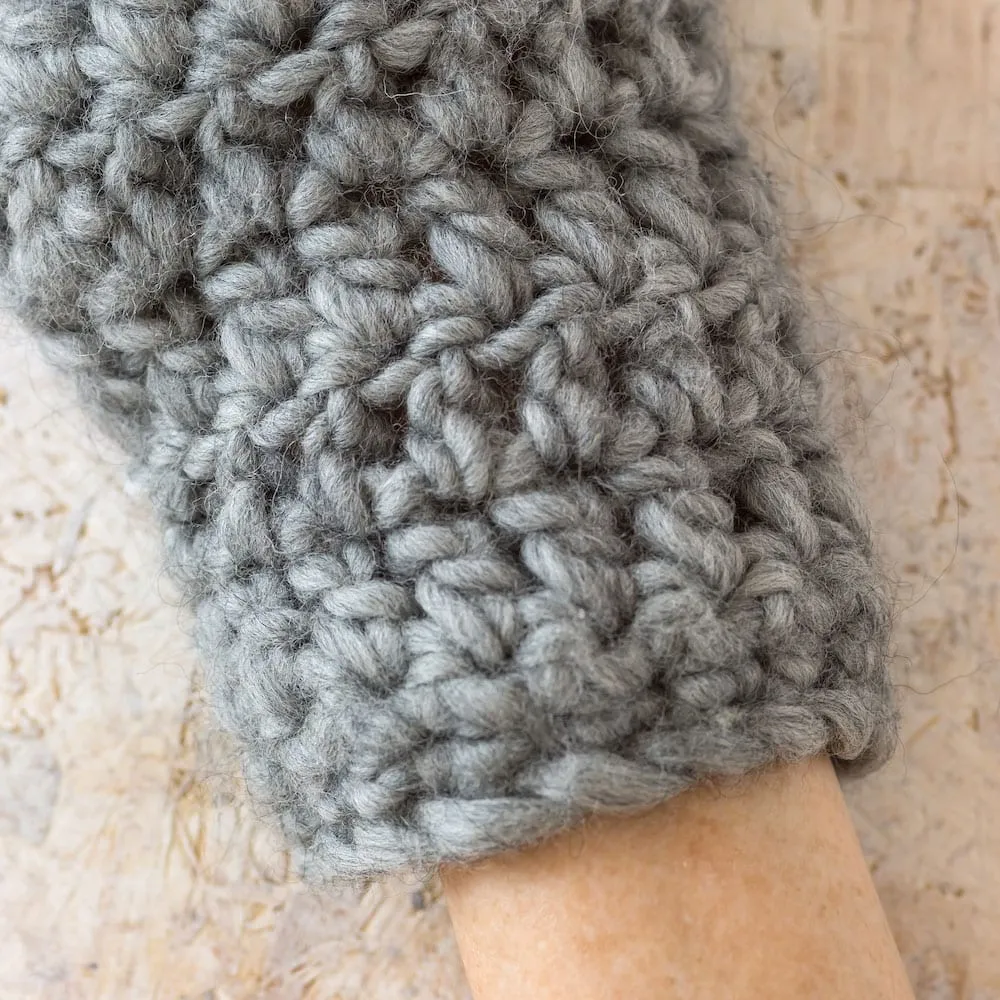 Beanie and Fingerless Gloves Crochet Kit