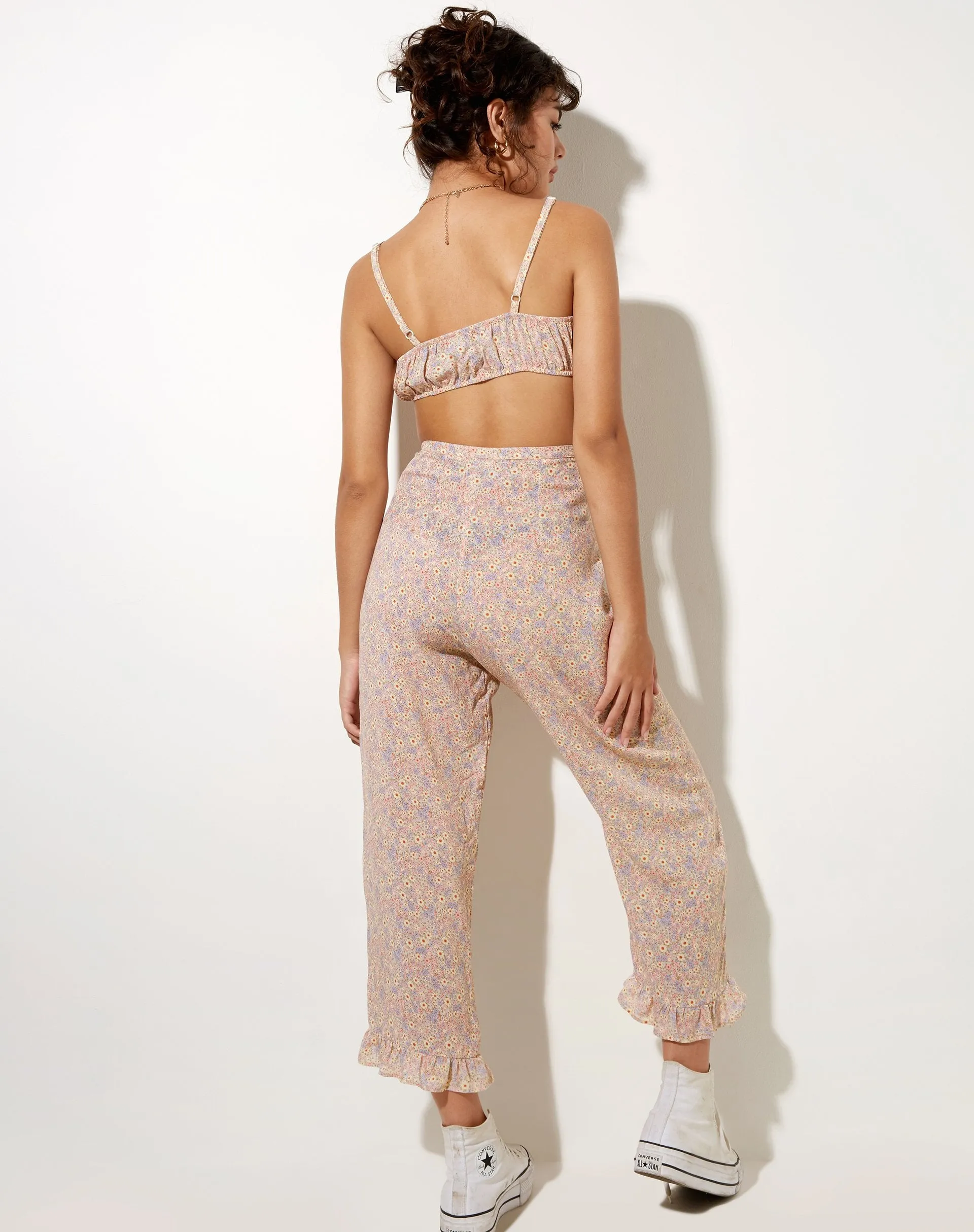 Bianca Culotte Trouser in 70's Prairie Girl Floral