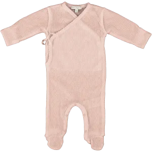 BLOOMS WRAP OVERALL-DUSTY ROSE