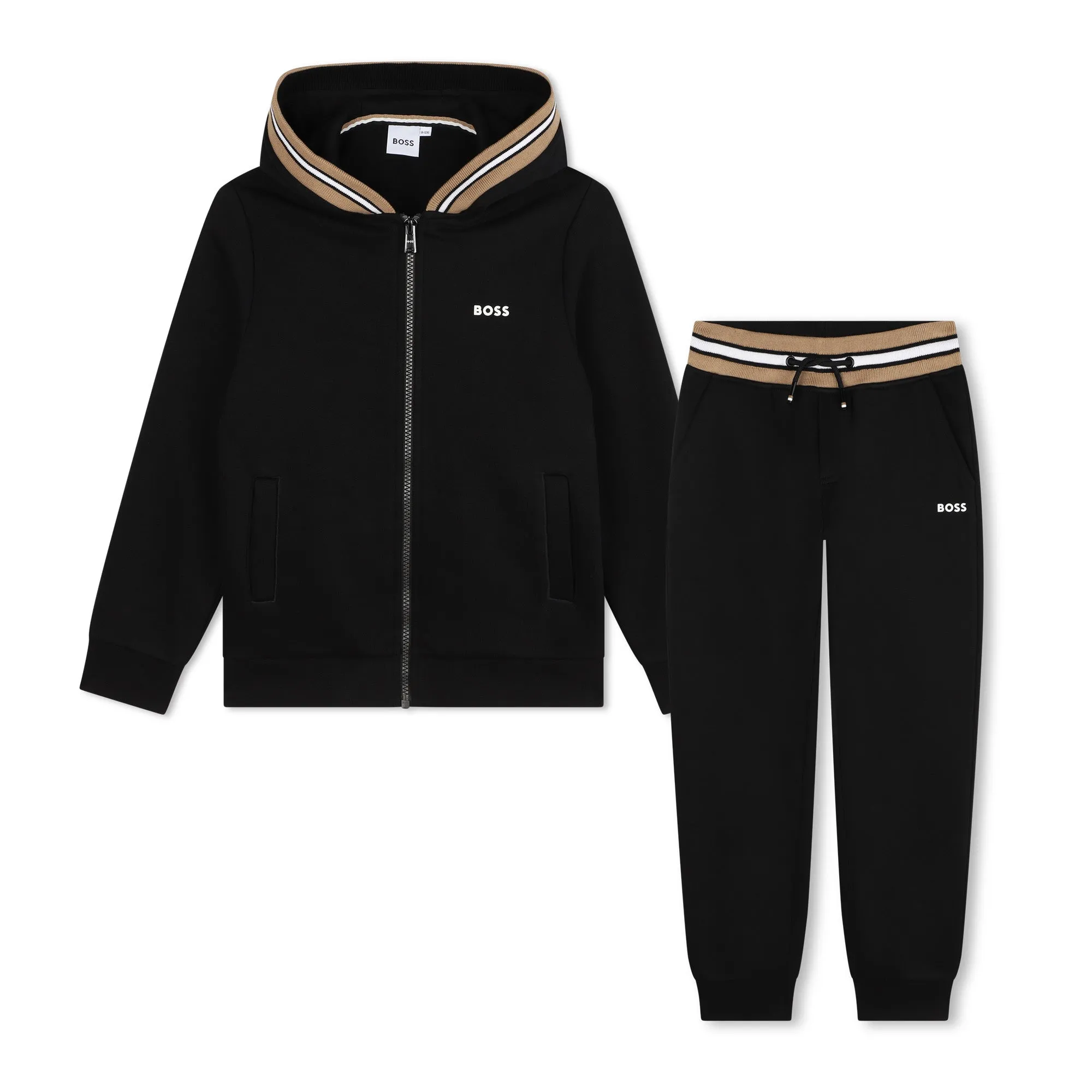 Boys Black Tracksuit