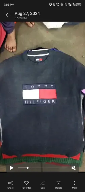 Branded sweater Tommy hilfiger 84 pcs