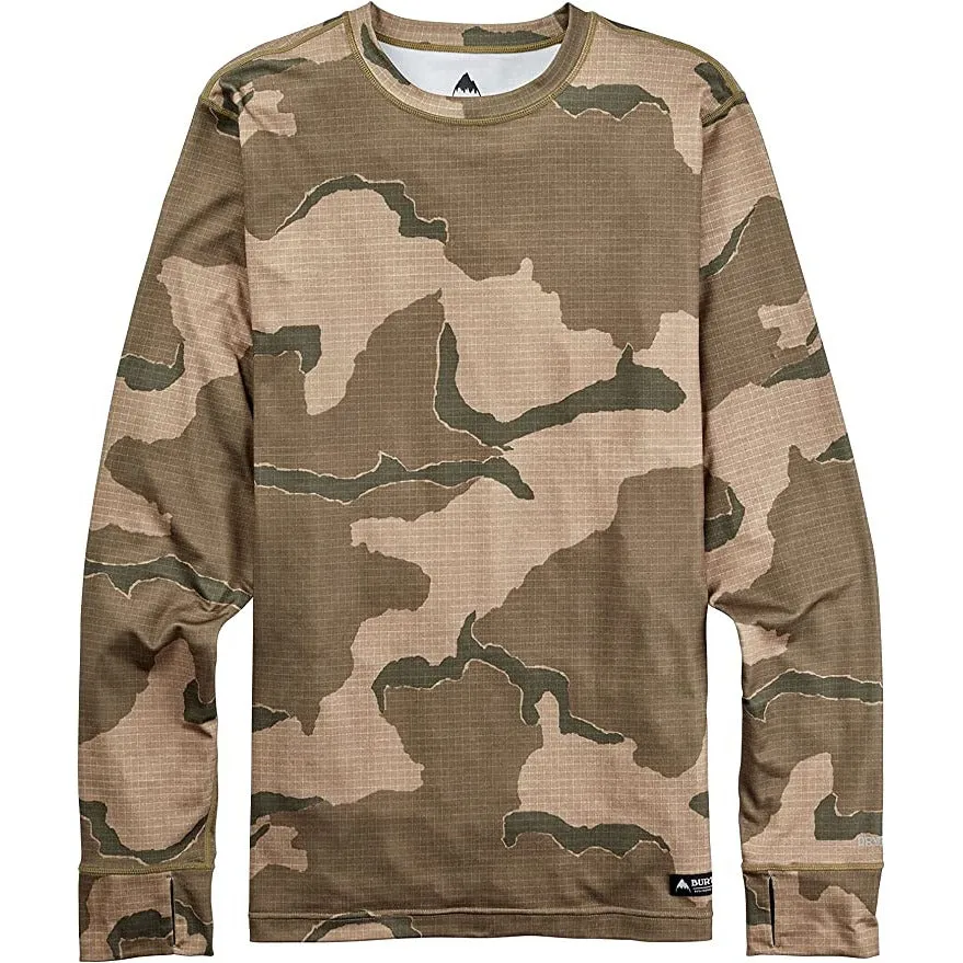 Burton Mens Midweight Crew-Camo-XL