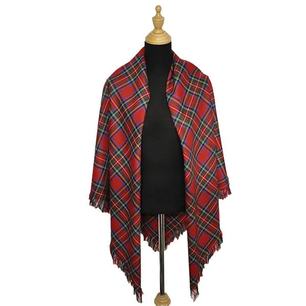 Cameron Hunting Weathered Light Weight Tartan Shawl