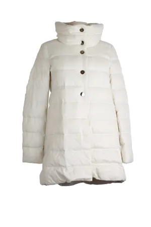 Cashmere Silk Down Puffer Jacket