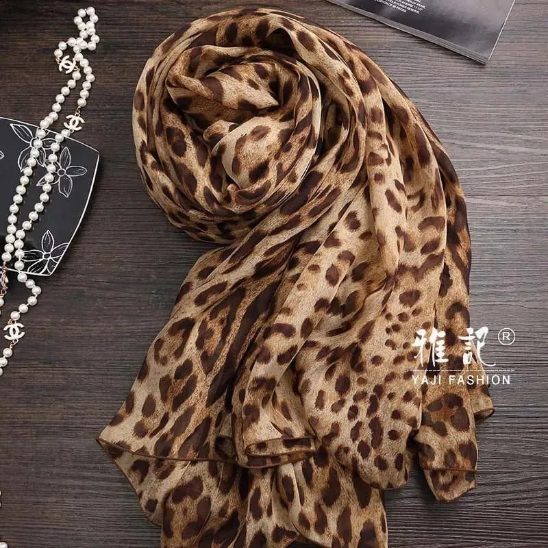 Classic Silk Scarf for Women: 100% Pure Silk, Fashionable Shawls & Wraps