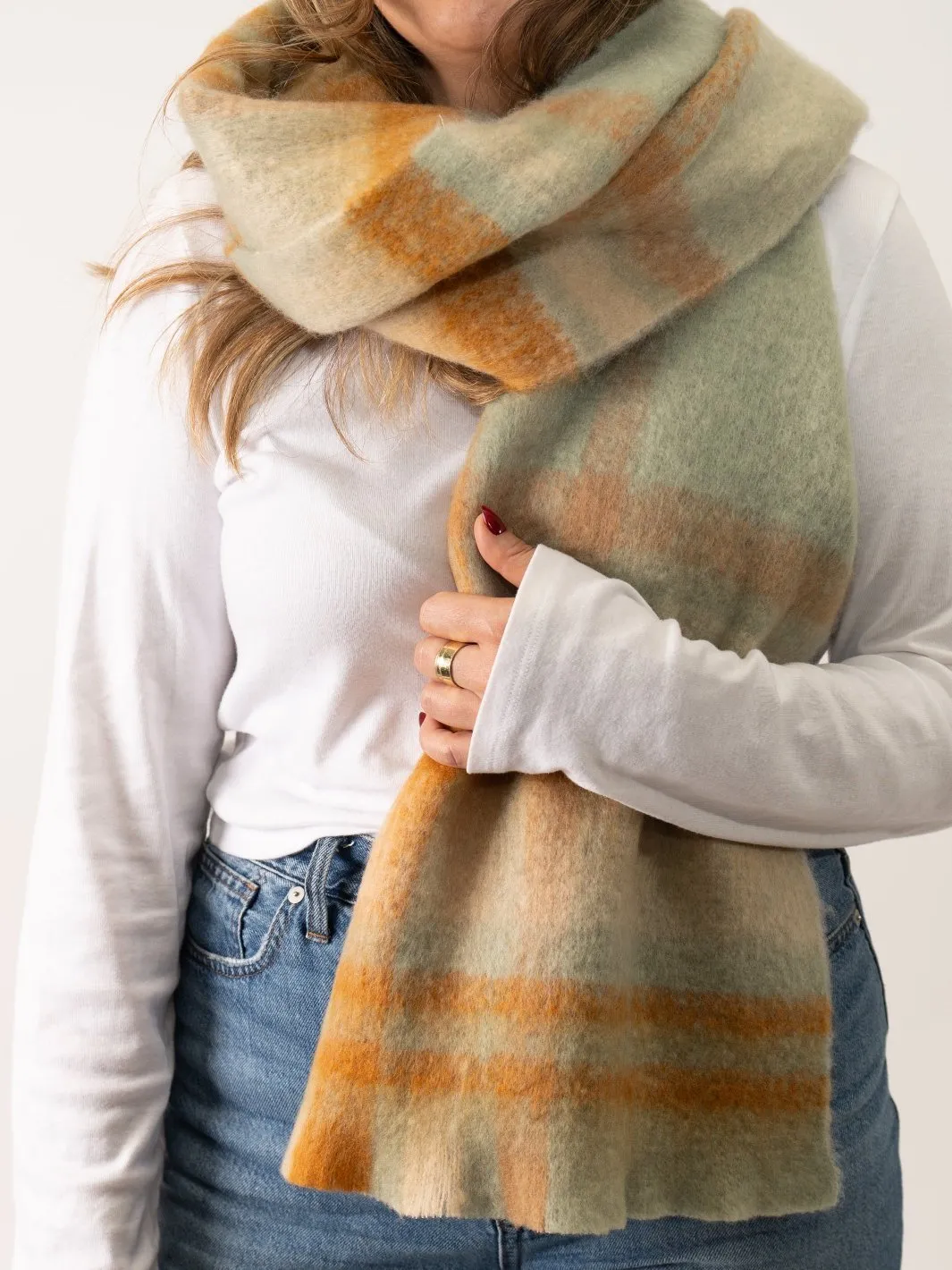 Cozy Mist Brielle Wrap Scarf