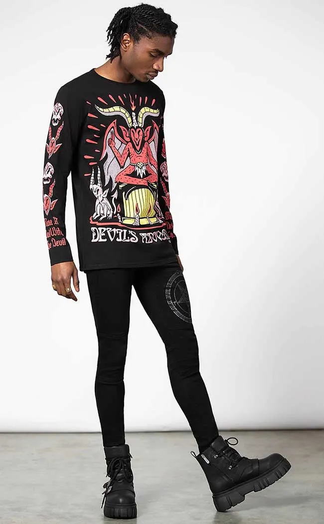 Devil's Advocate Long Sleeve Top