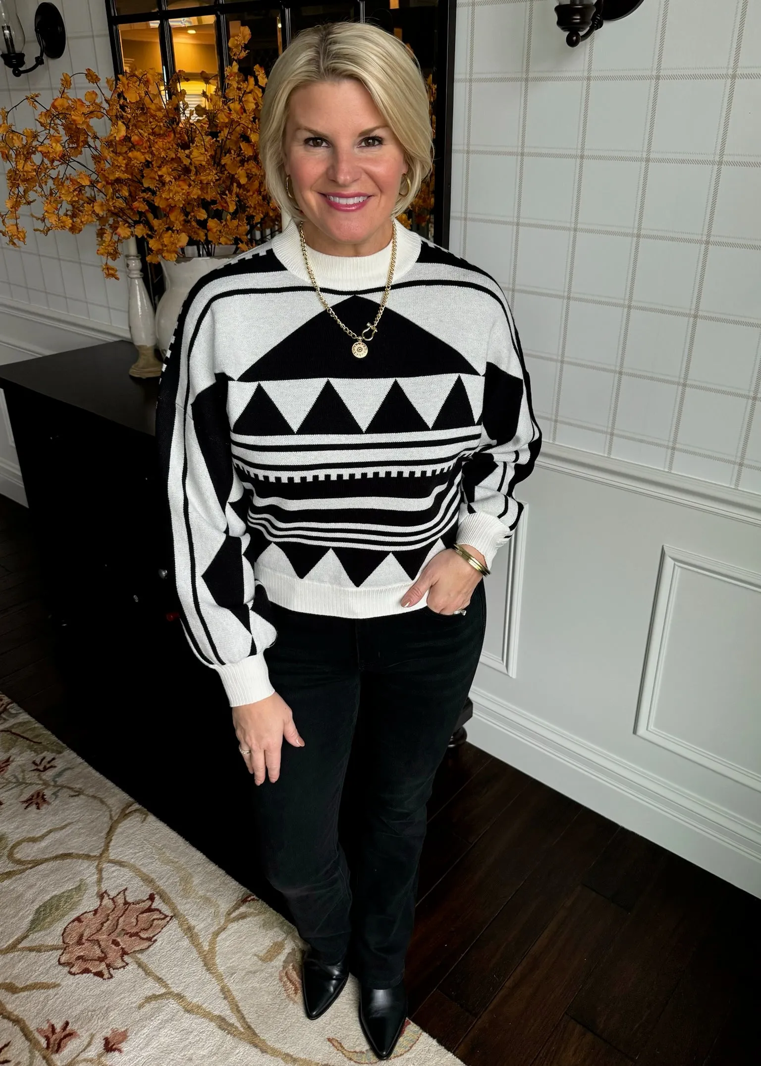 Dianthus Colorblock Sweater