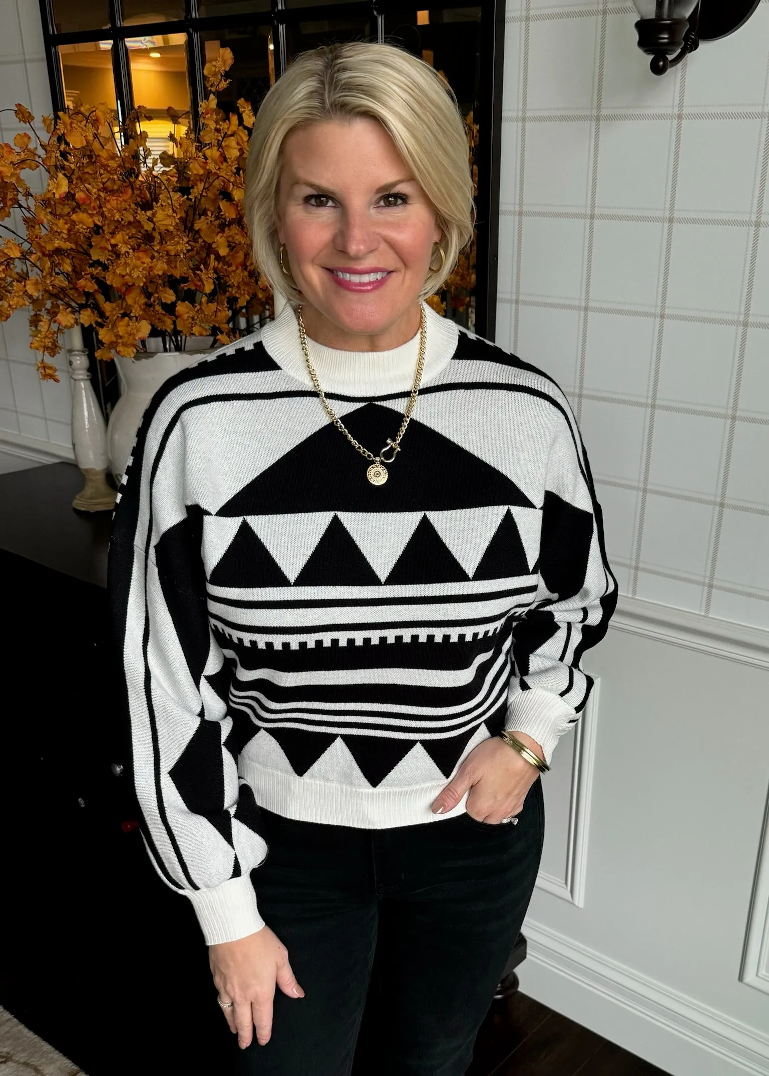 Dianthus Colorblock Sweater