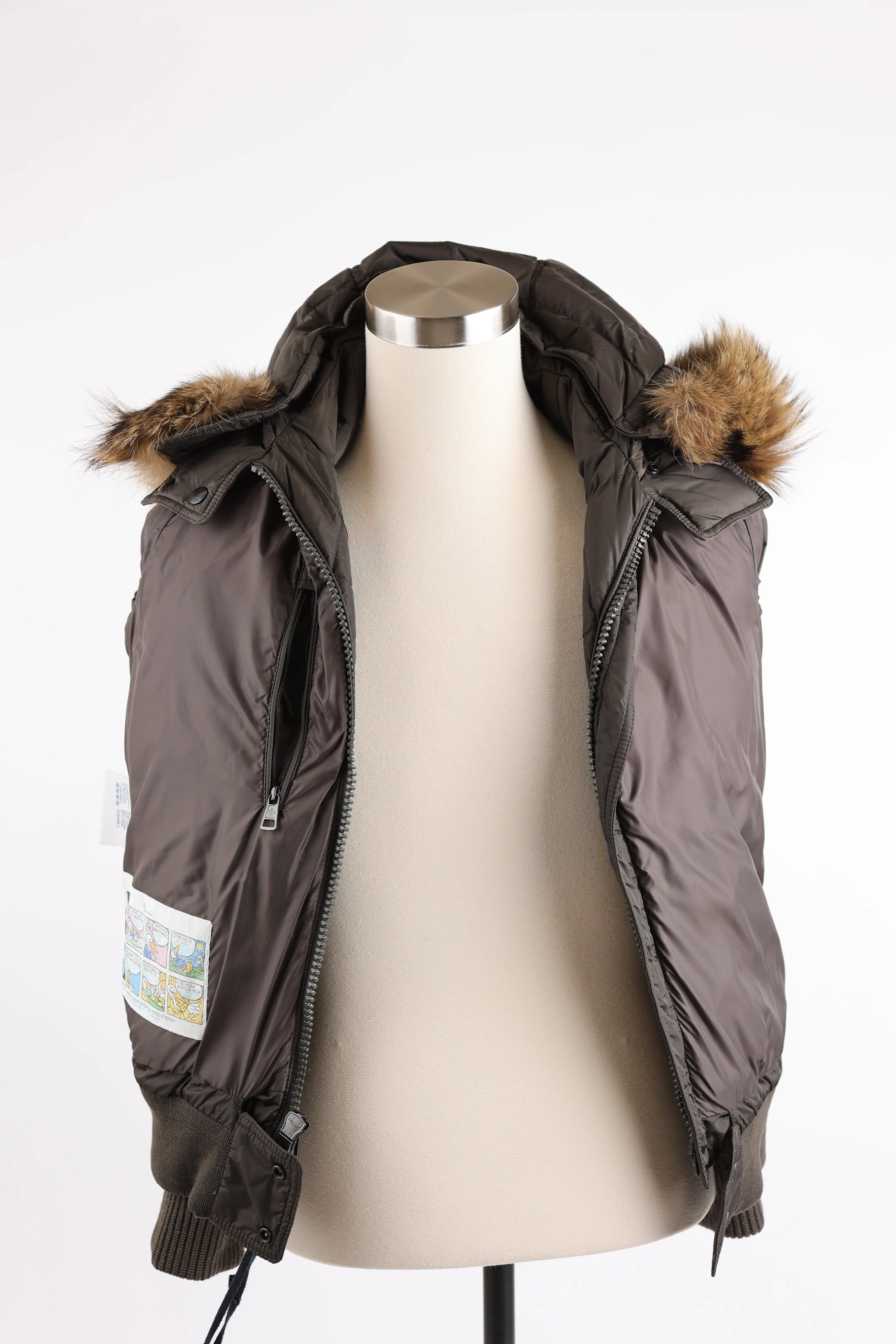 Down Filled Puffer Jacket W/ Fur Trim