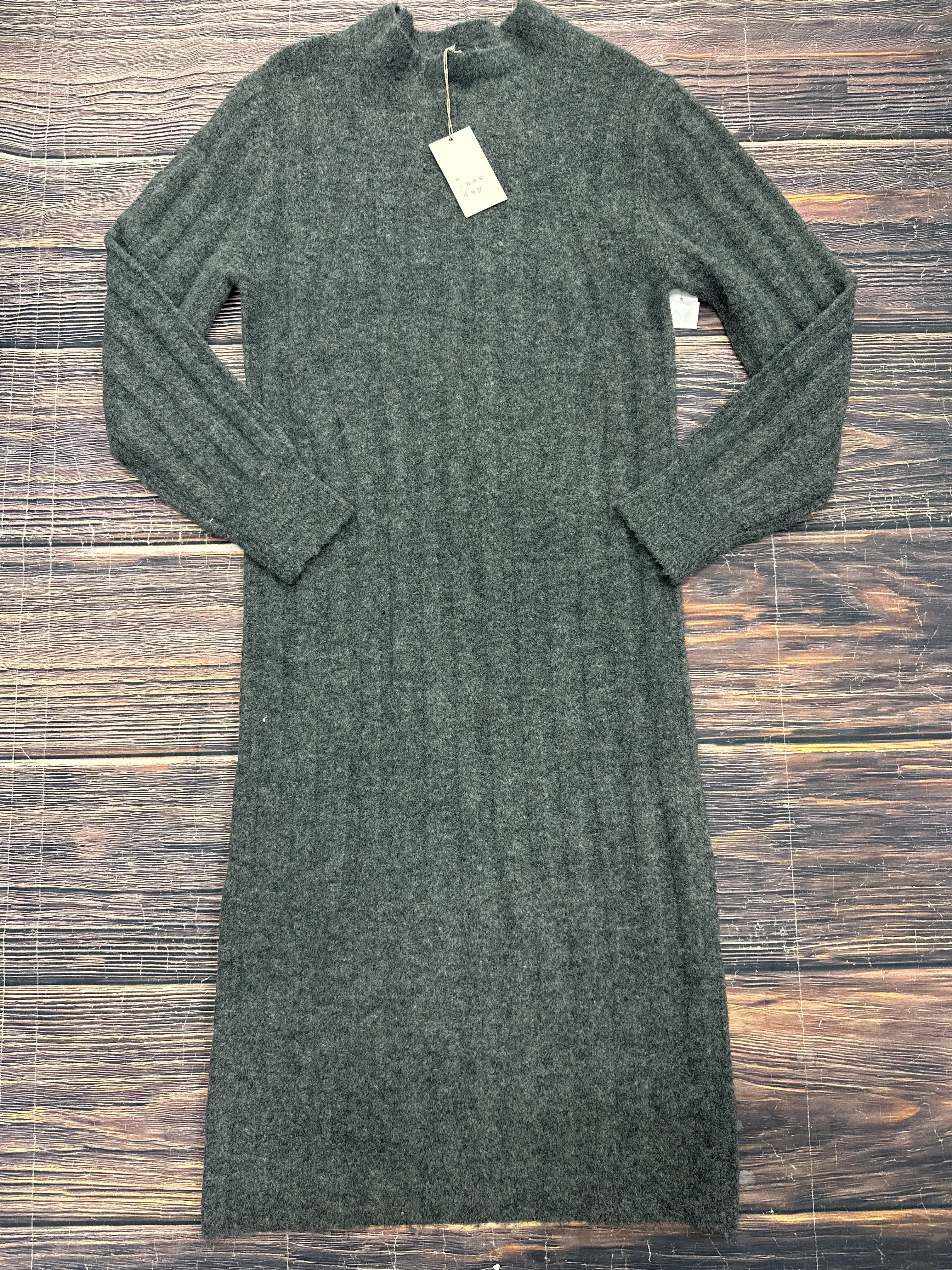 Dress Sweater By A New Day In Grey, Size: S