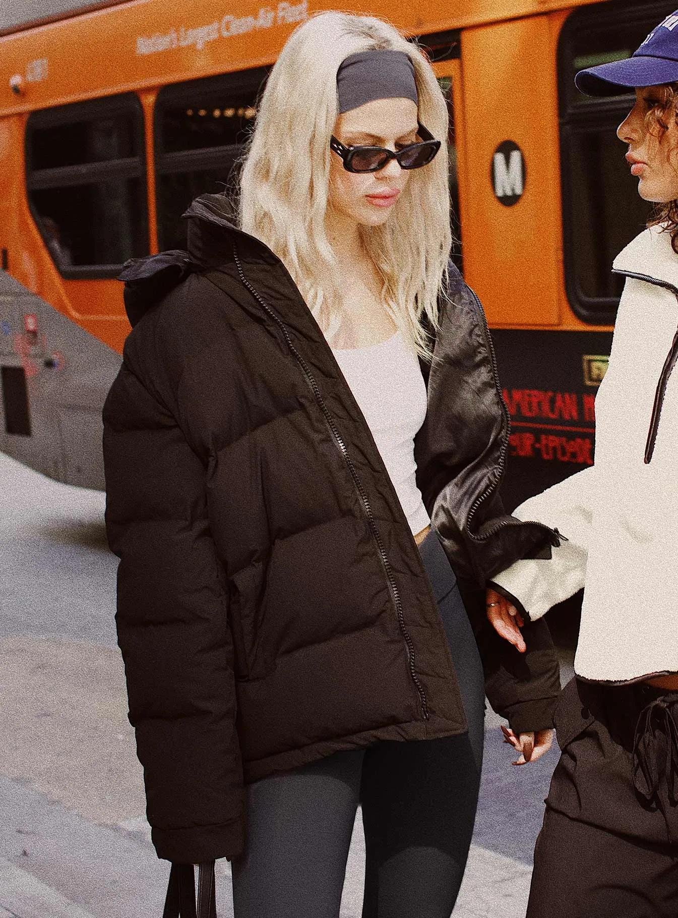 Fashionkova Dream Puff Technical Puffer Jacket Black