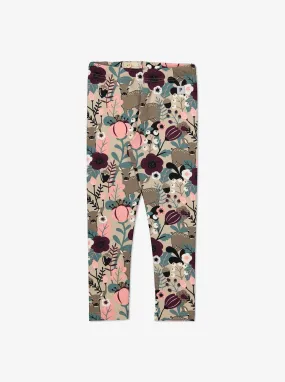 Fawn and Flowers Kids Leggings