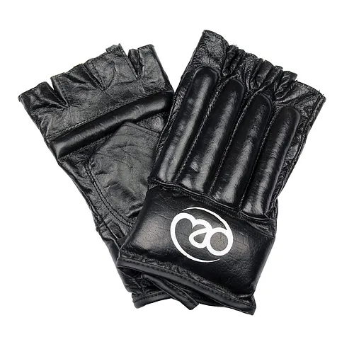 Fitness Mad Leather Fingerless Bag Boxing Glove S-XL