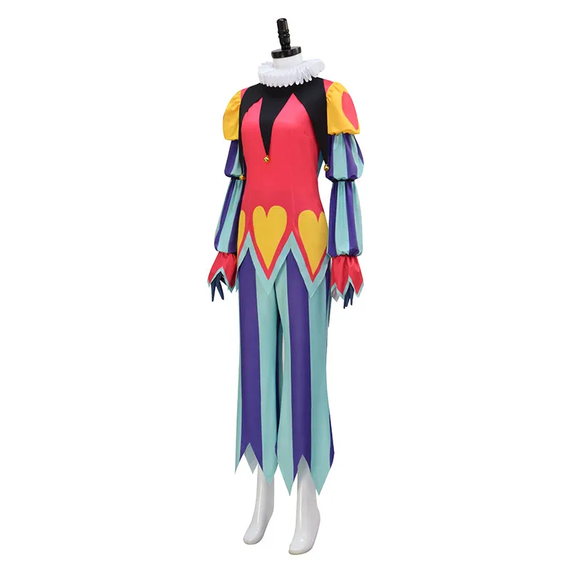 Fizzarolli Cosplay Hazbin Hotel Helluva Boss Costume Fizzarolli Clown Outfit BEcostume