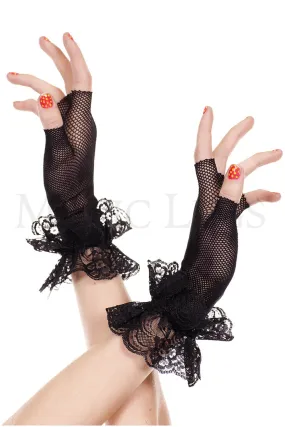 Flirty Fishnet Gloves