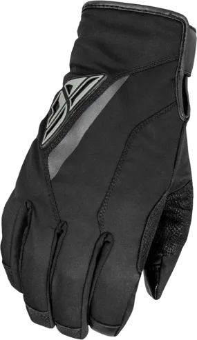 Fly Racing Title Long Gloves Black