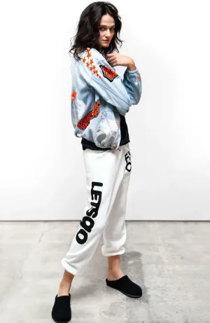 FREECITY - LETSGO OLDSCHOOL Sweatpants - Superwhite Polyblend