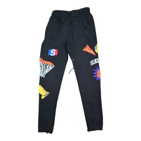 FW/24 SIA "BLACK" PUFF PRINT SWEAT PANTS