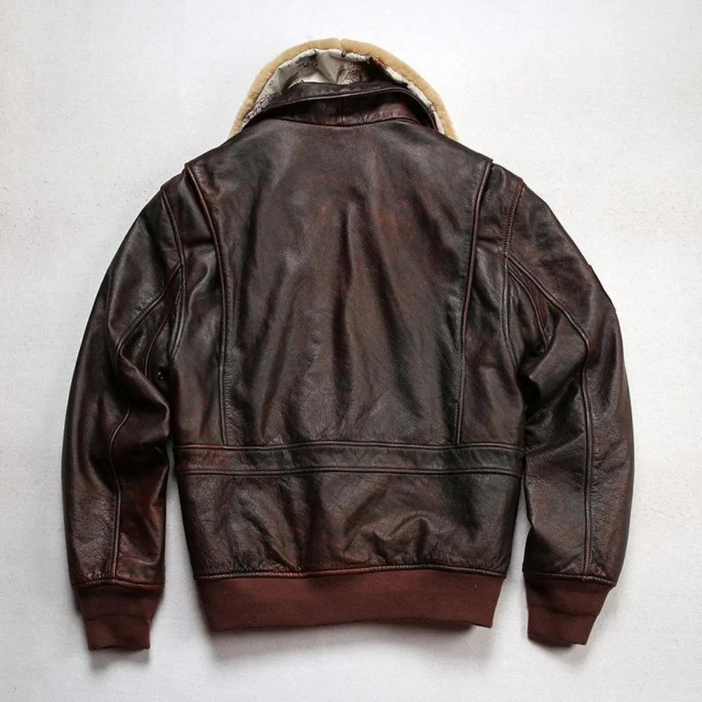 G1 Air Force Leather Bomber Buffalo Leather Jacket