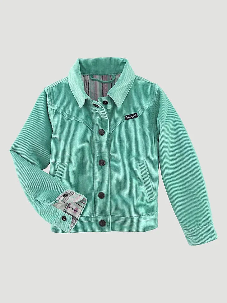 Girls Wrangler Dusty Jade Corduroy Jacket