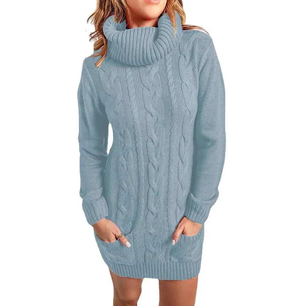 Glow Chic's Turtleneck Knitted Sweater