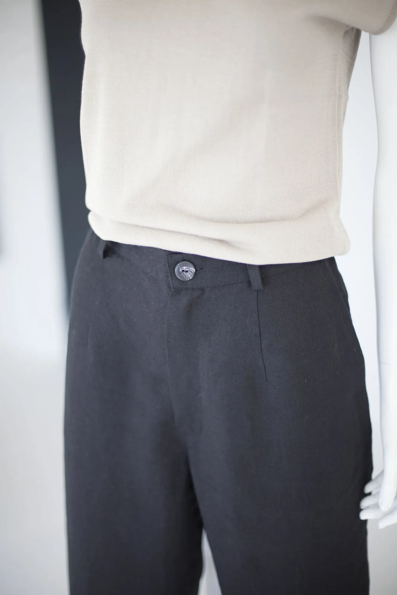 Gyltö Linen Culottes Black