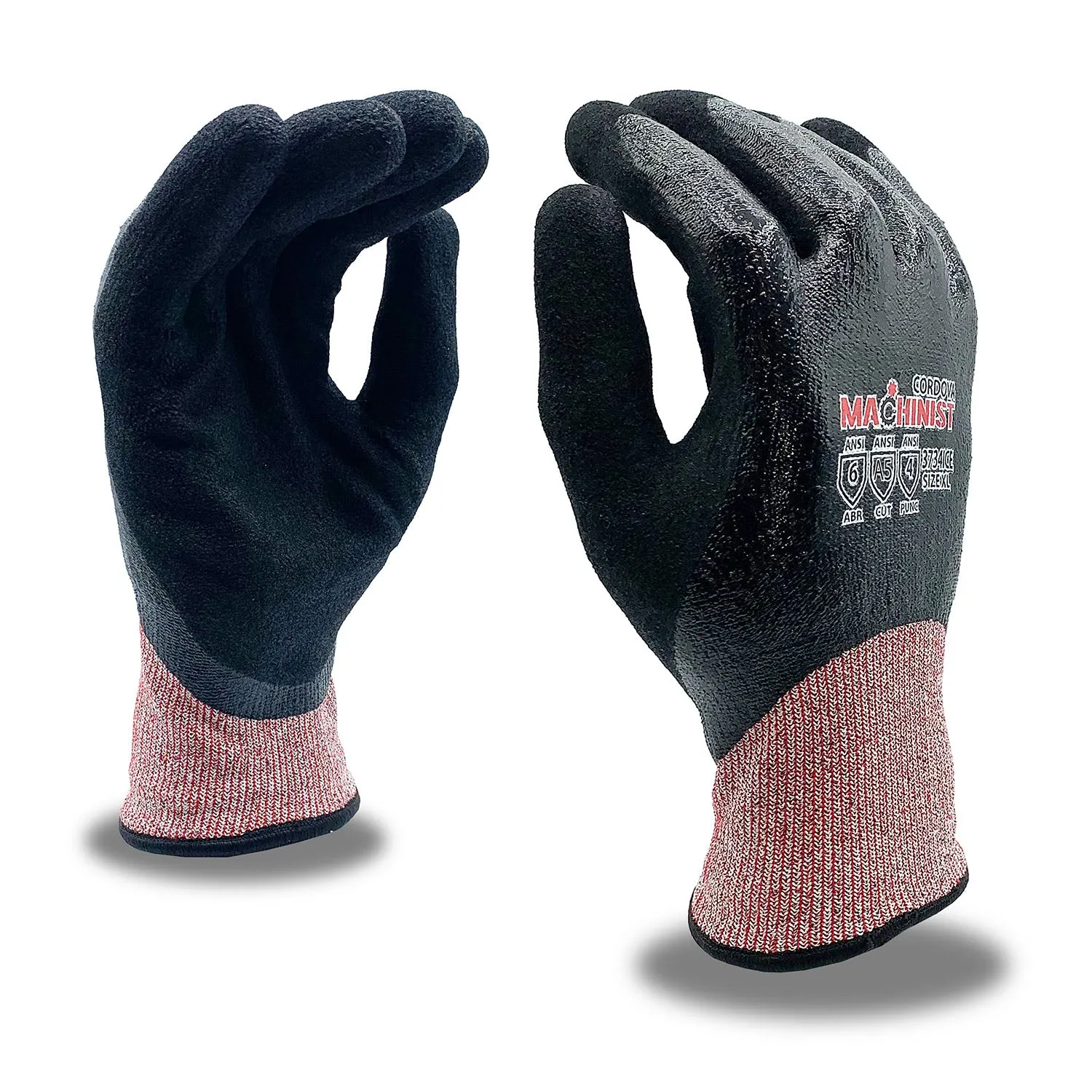 Ice Cut-Resistant Gloves, ANSI Cut Level A5, Cold Weather Protection