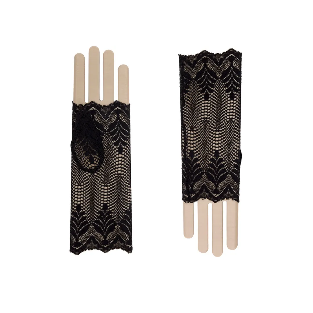 Irina | Short Fingerless Lace Glove