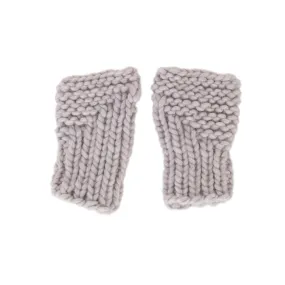 Journey Fingerless Mittens Grey