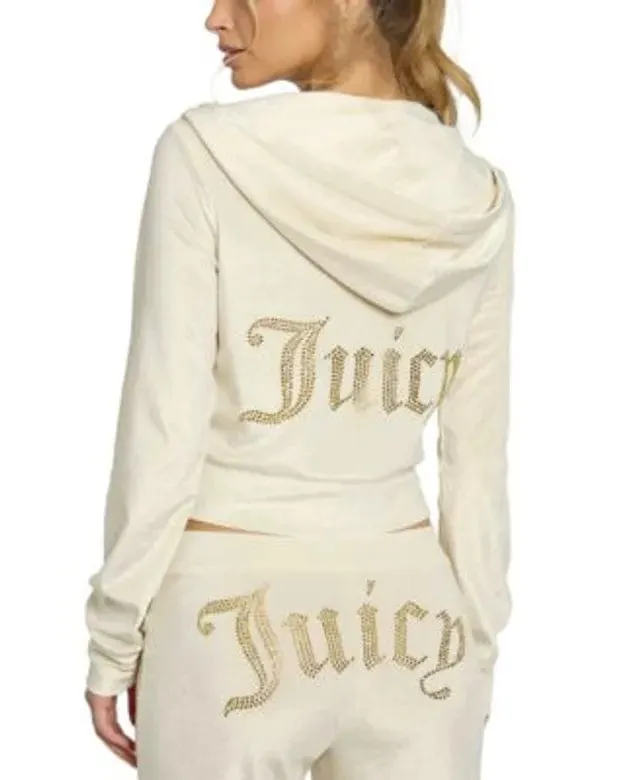 JUICY COUTURE - Studded-Back Velour Bling Set