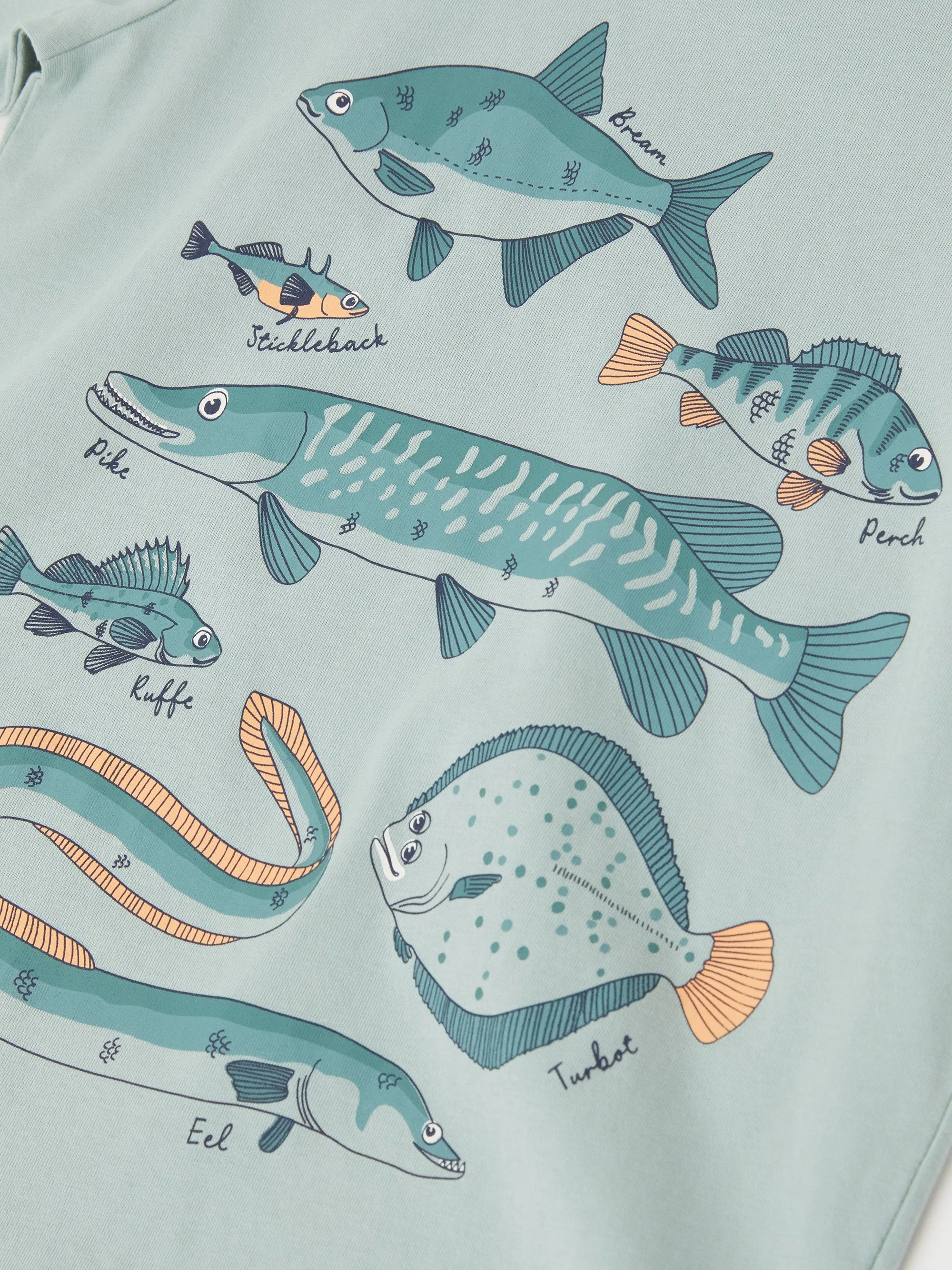 Kids Fish Print T-Shirt