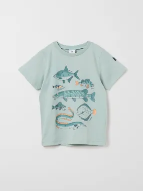 Kids Fish Print T-Shirt