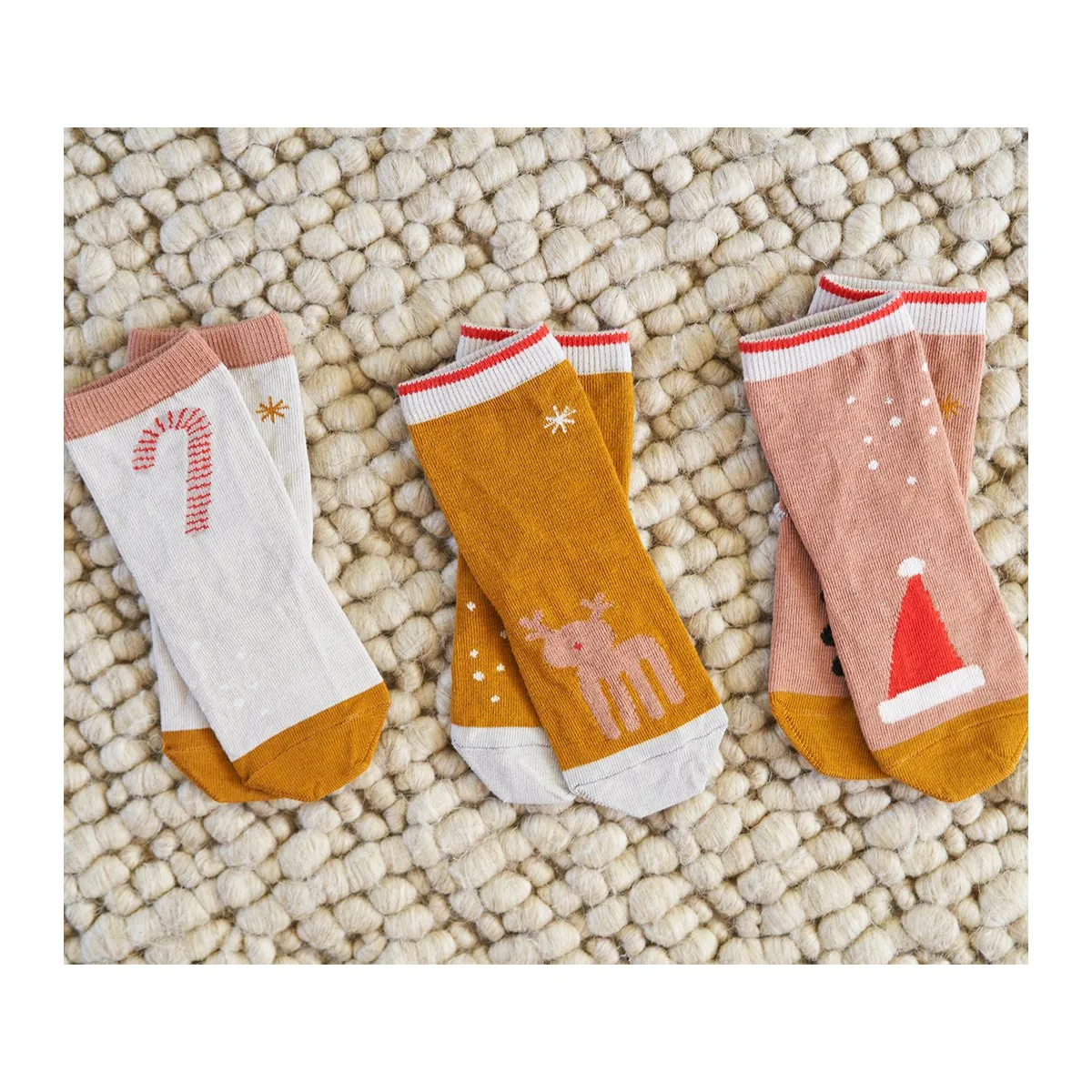 Liewood, Silas Cotton Socks 3 Pack - Holiday Mix